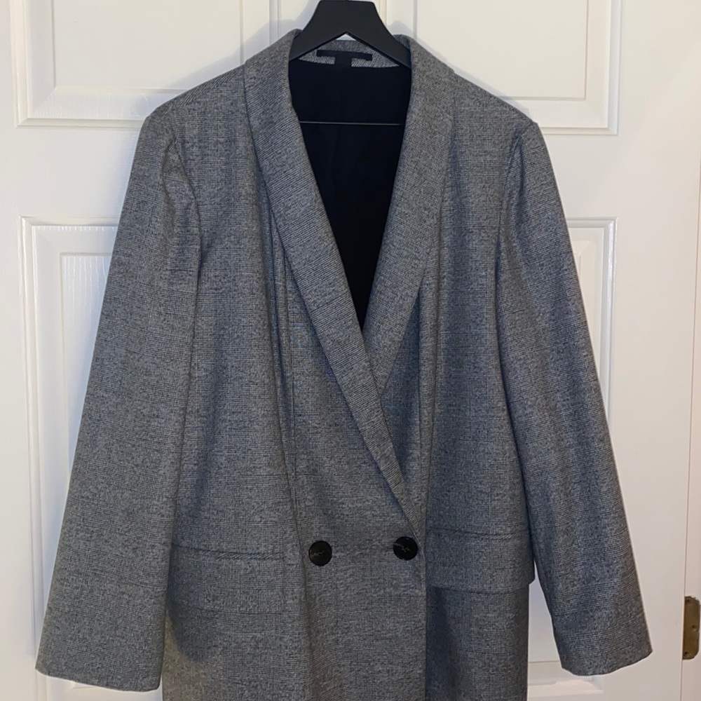 Allsaints grey blazer.  Wool.  In EUC.  With an inner strap